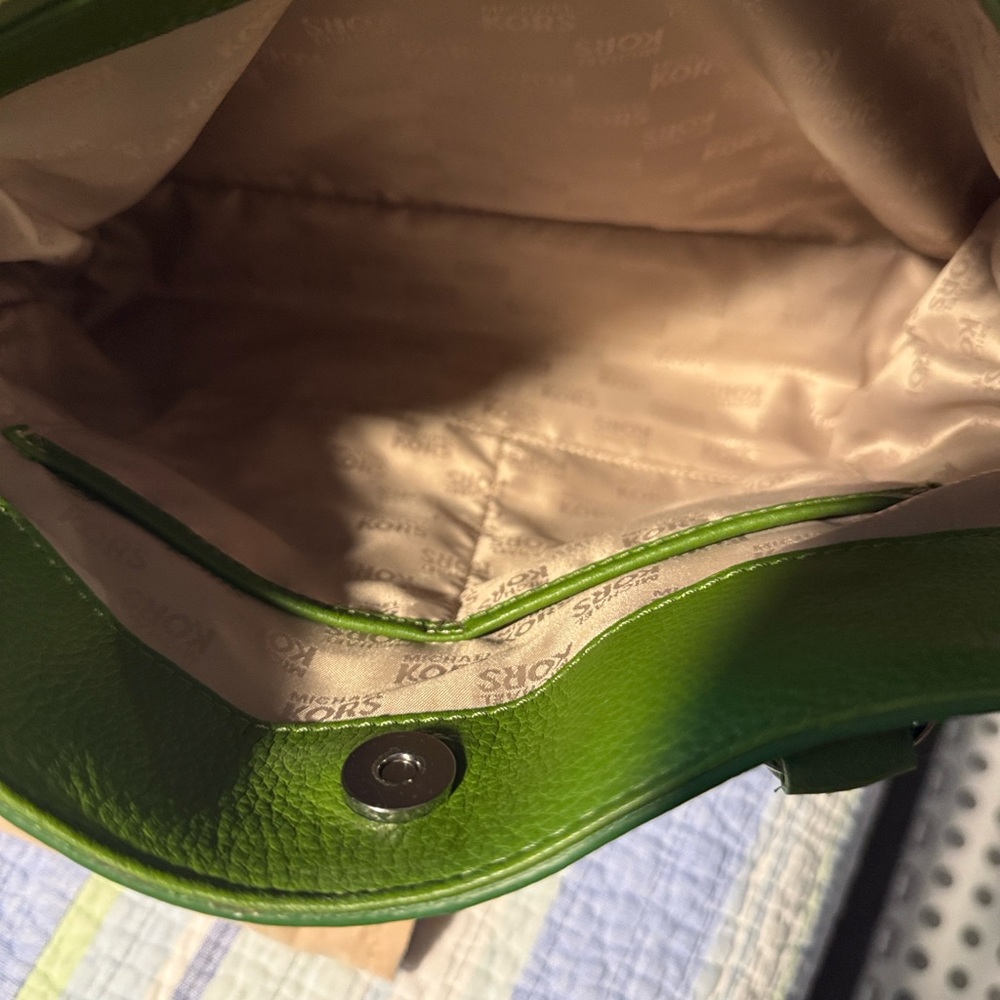 Michael Kors Vibrant Green Satchel - Picture 14 of 16